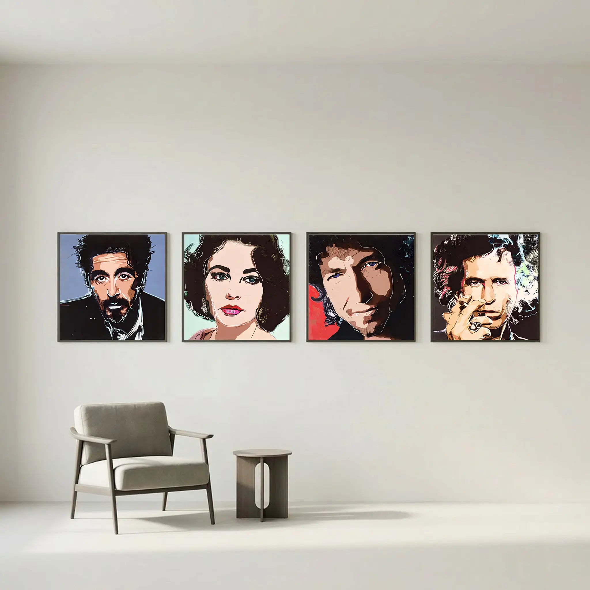 Friends & Heroes (Set of 4) Johnny Depp
