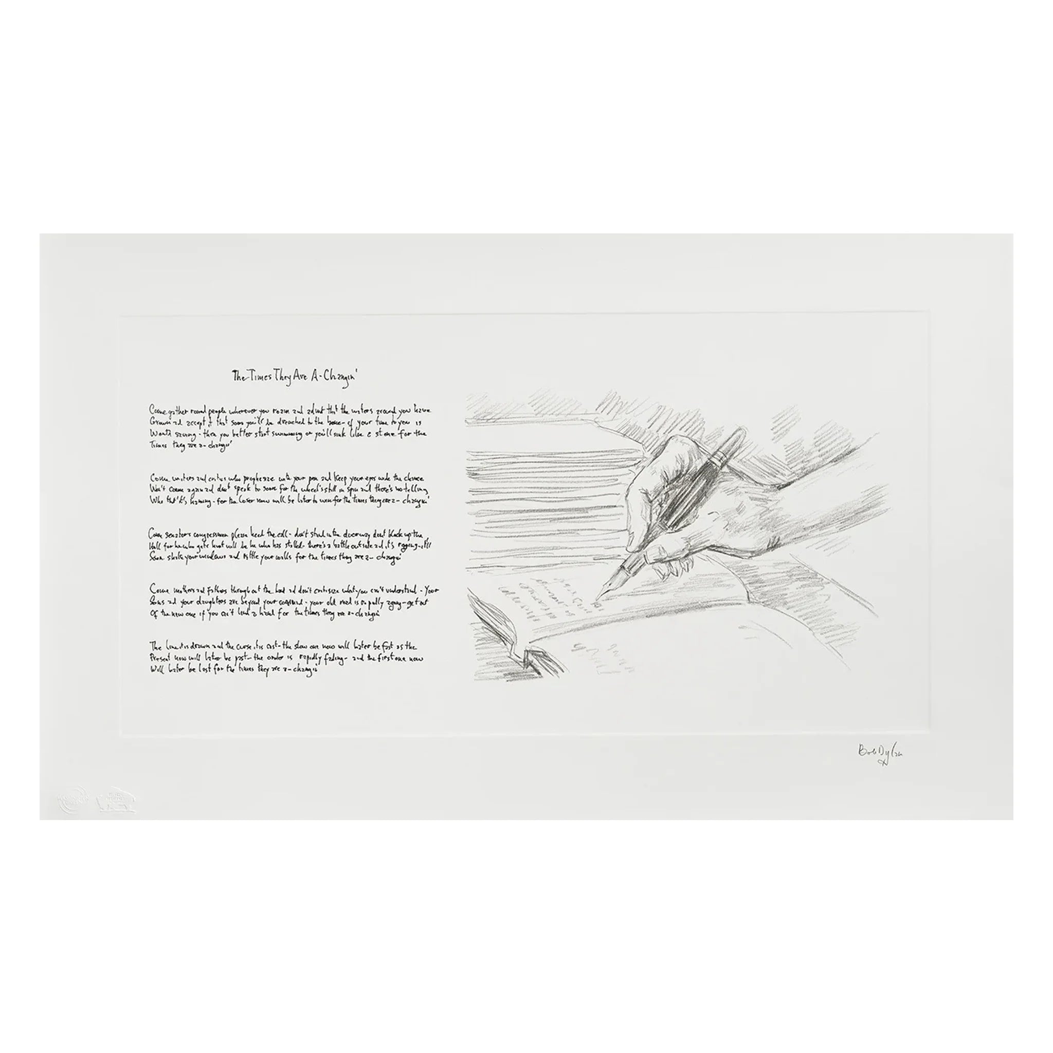 Mundo Scripto (Set of 10) Bob Dylan