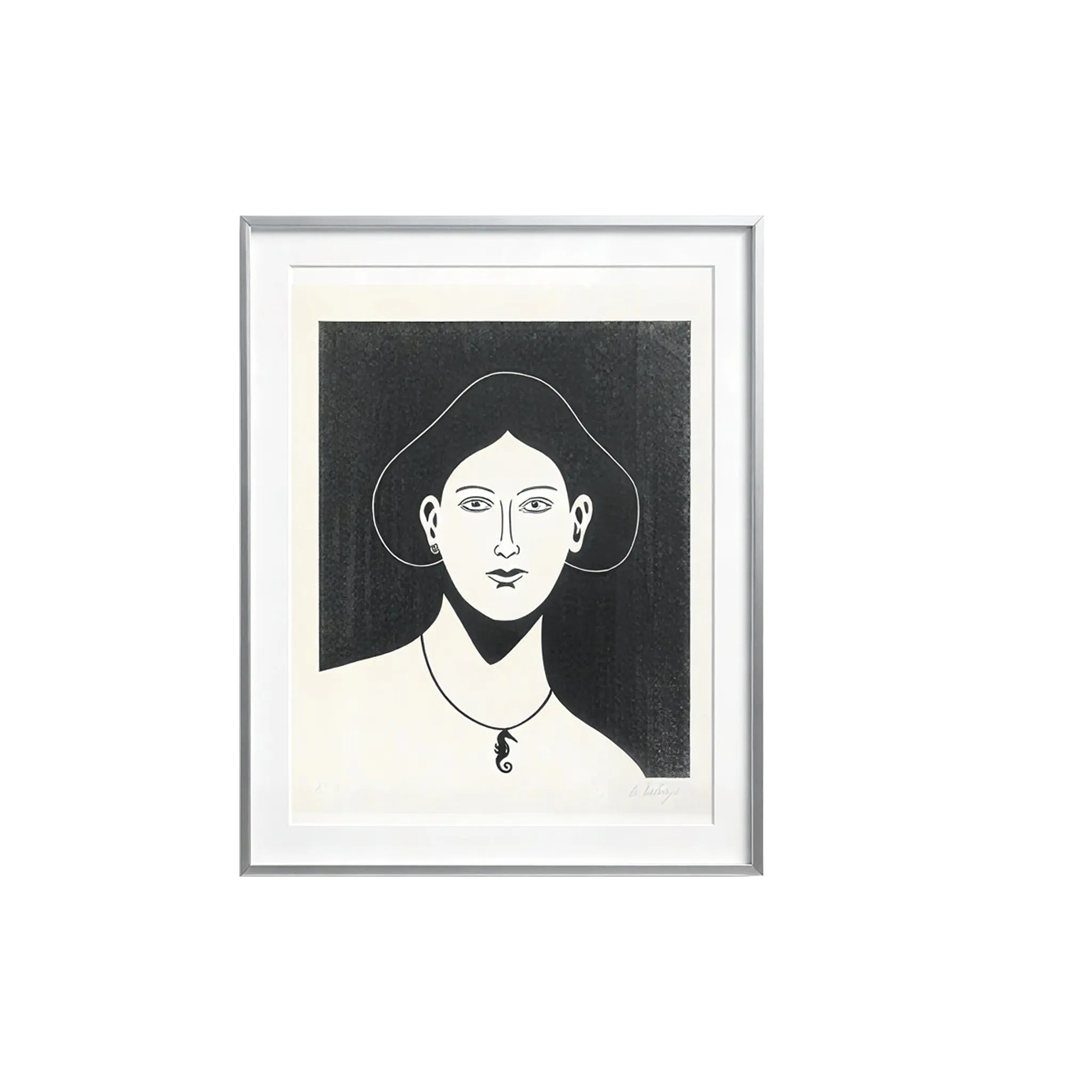 Portrait with a Seahorse Necklace Nicolas Party