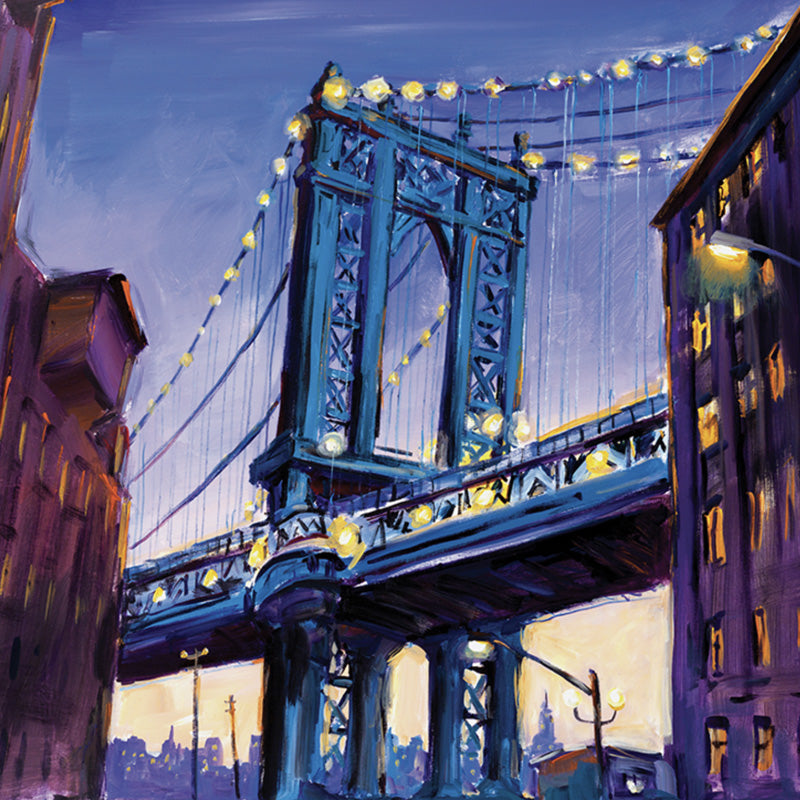 Silk Manhatten Bridge Bob Dylan