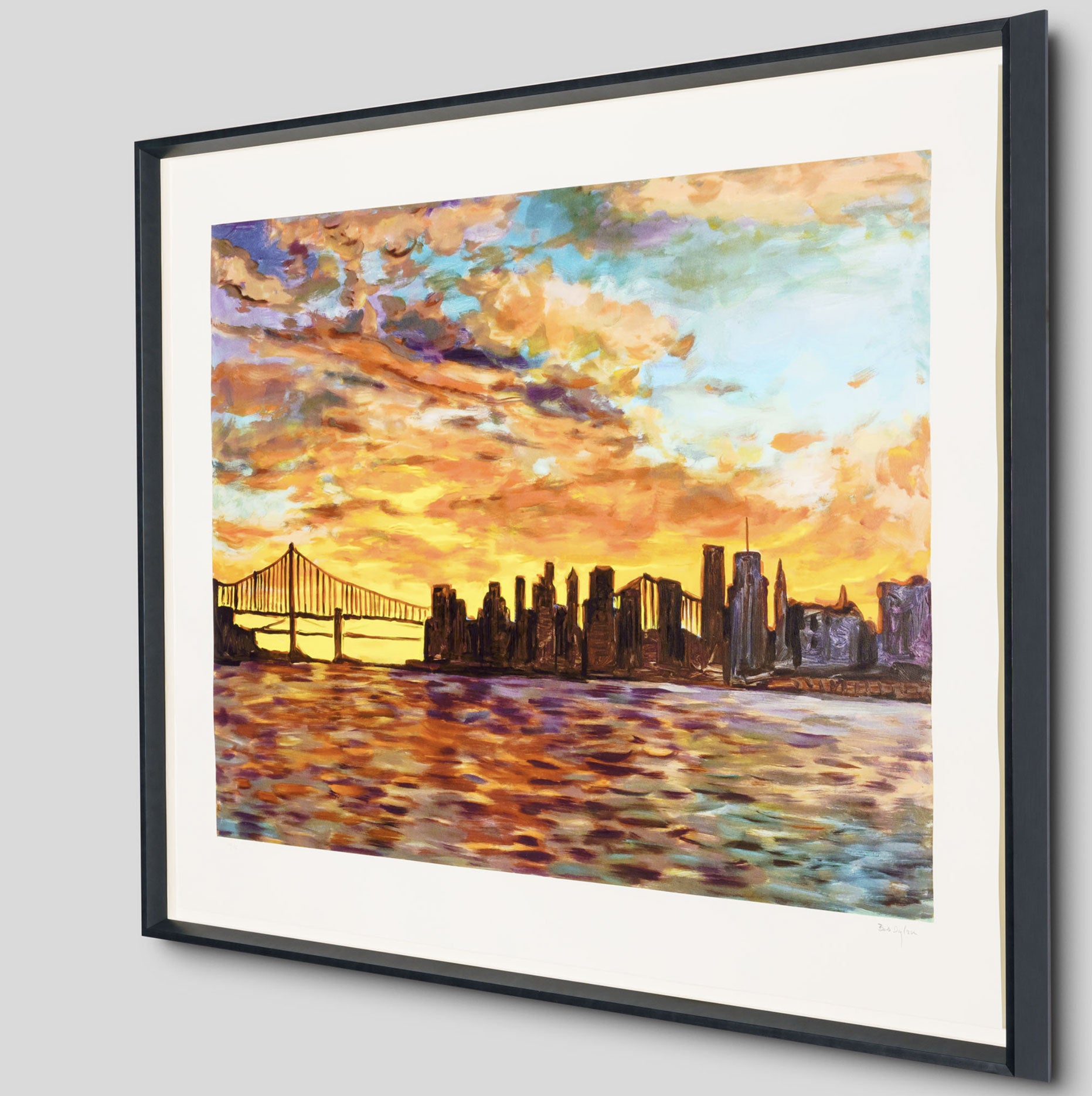 Silk New York Skyline Bob Dylan