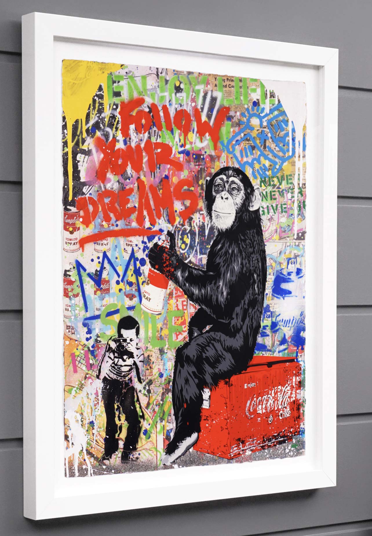 Enjoy Life (Small Monkey) Mr Brainwash