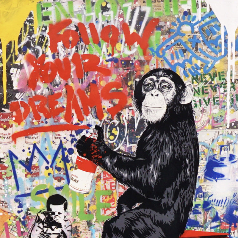 Enjoy Life (Small Monkey) Mr Brainwash