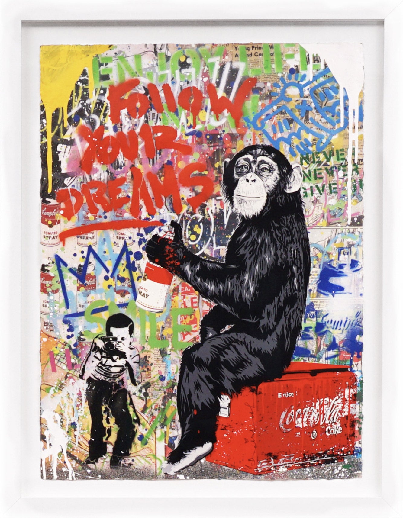 Enjoy Life (Small Monkey) Mr Brainwash