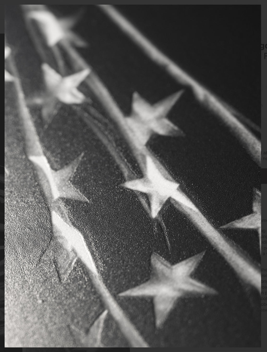 Untitled (Falling Flag) Robert Longo