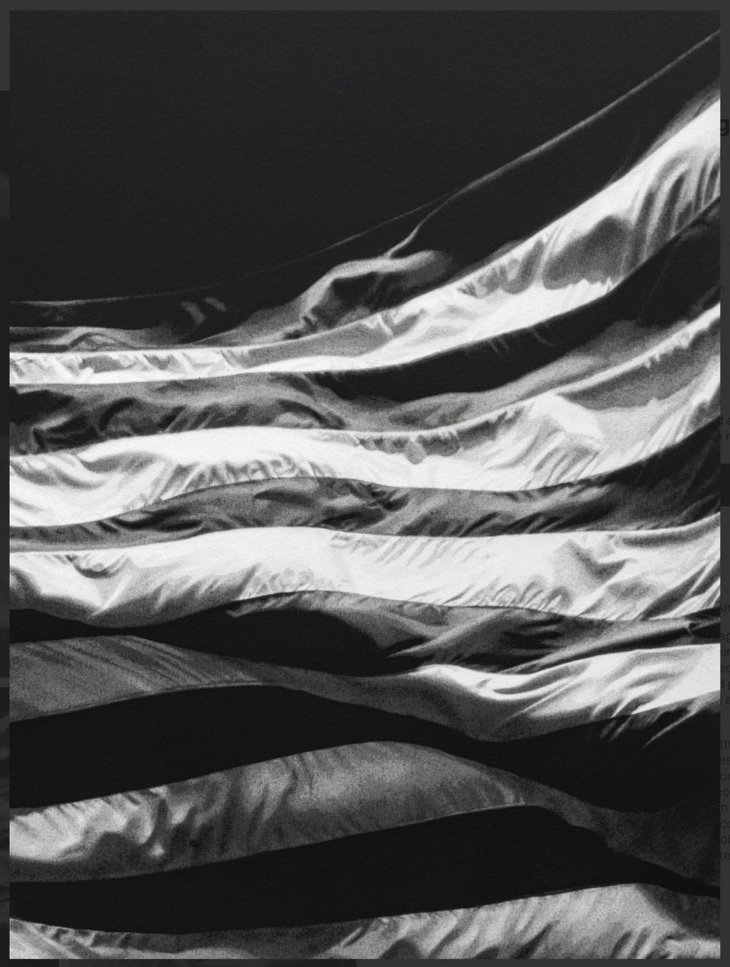 Untitled (Falling Flag) Robert Longo