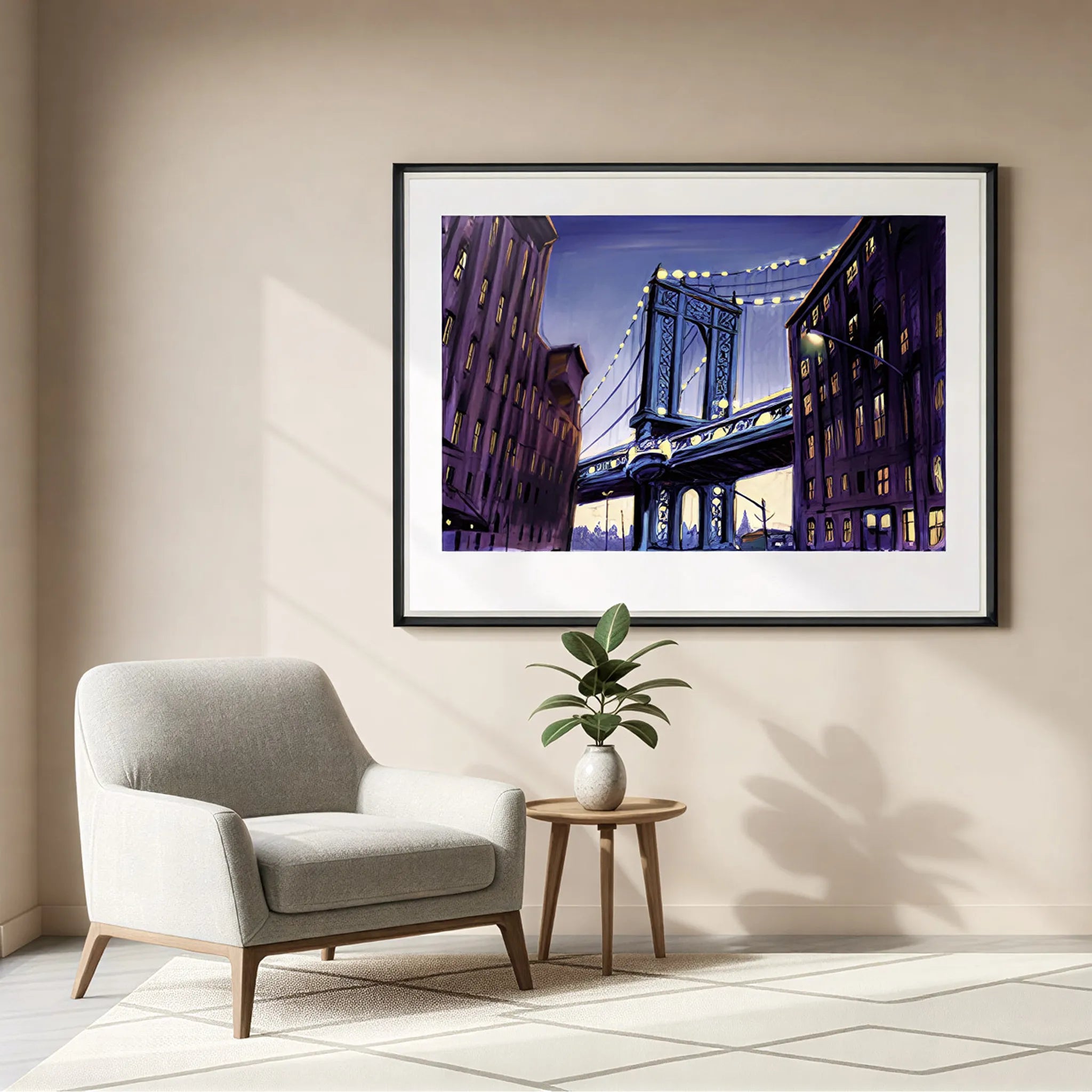 Silk Manhatten Bridge Bob Dylan