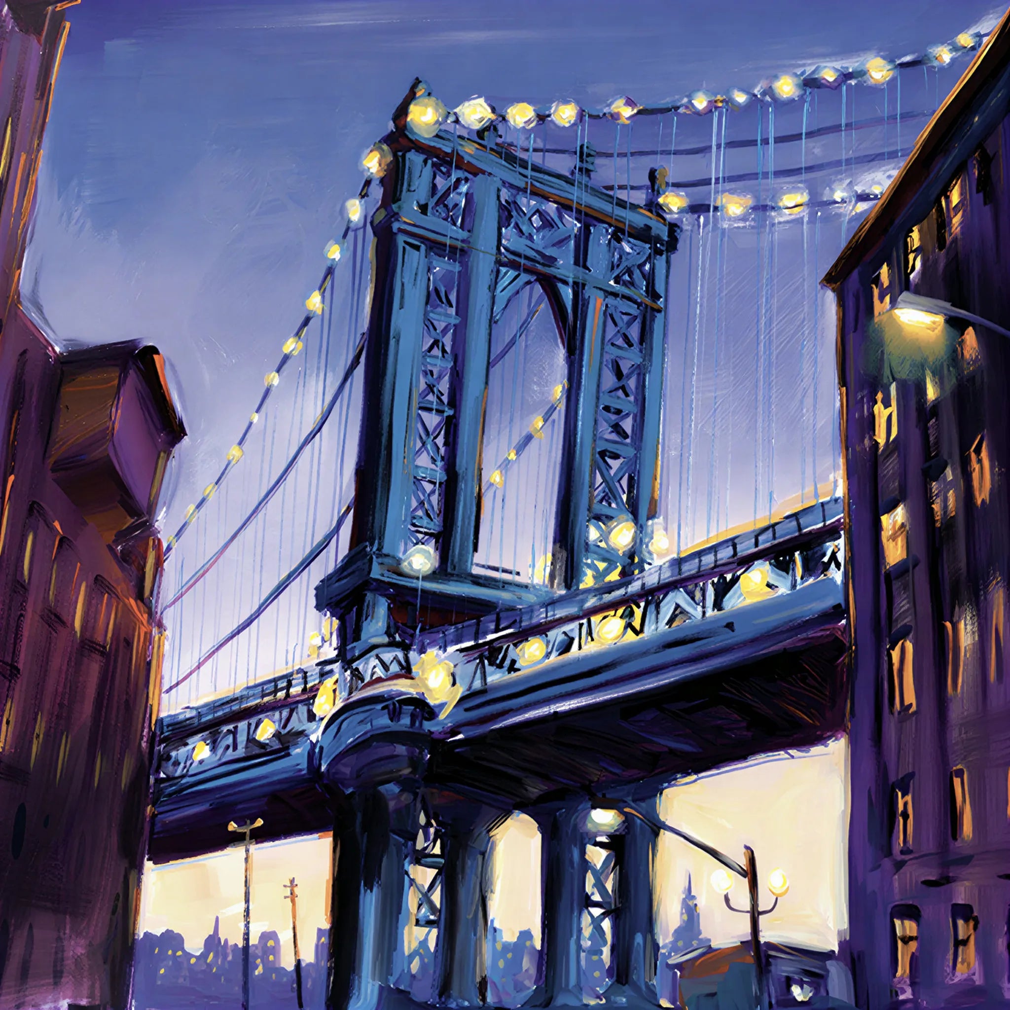 Silk Manhatten Bridge Bob Dylan