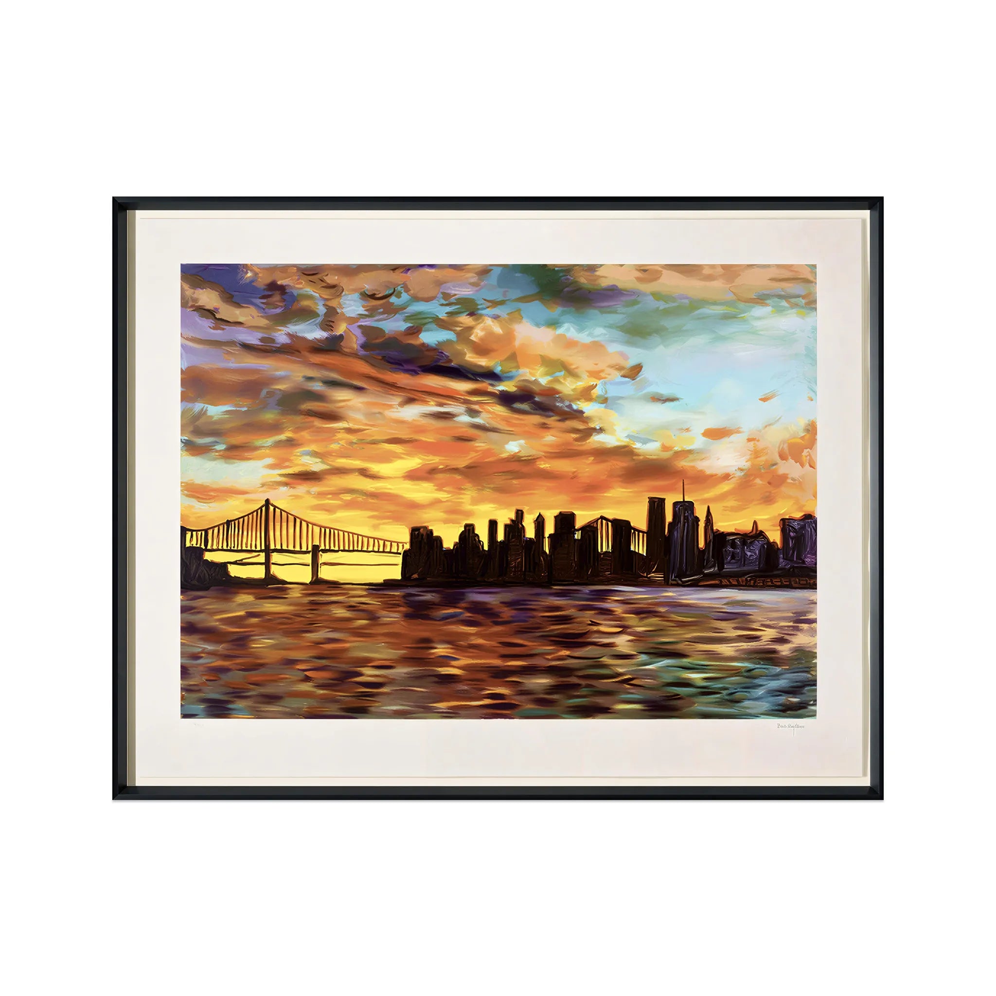 Silk New York Skyline Bob Dylan